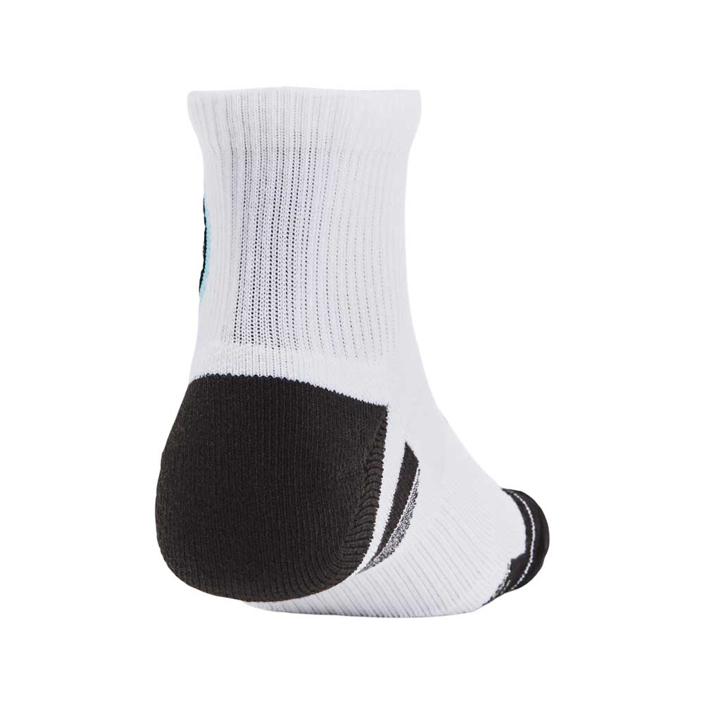 Calcetas Largas Under Armour Unisex Perf Tech Novelty 3 pack Quarter Blanco