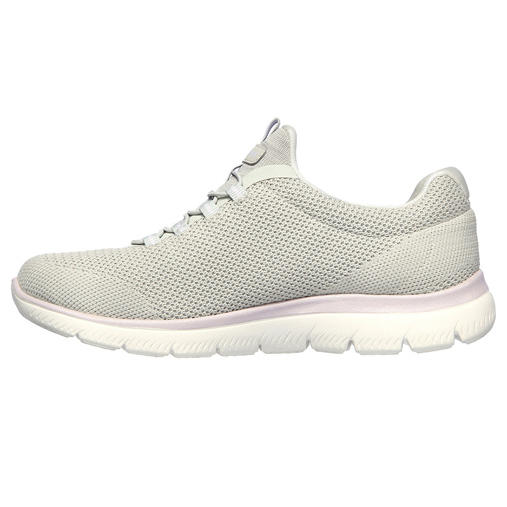 Tenis Mujer Skechers Summits Cool Classic - Gris-Blanco