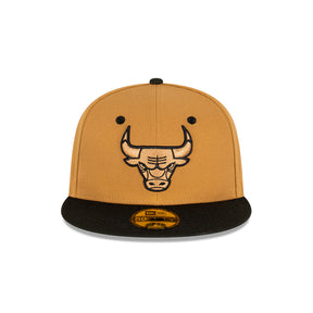 NE Chicago Bulls 59Fifty Wheat Black