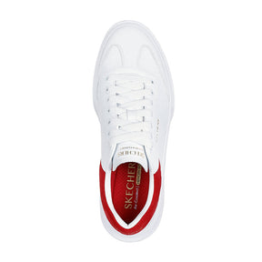 Tenis Hombre Skechers Cordova Classic - Blanco-Rojo