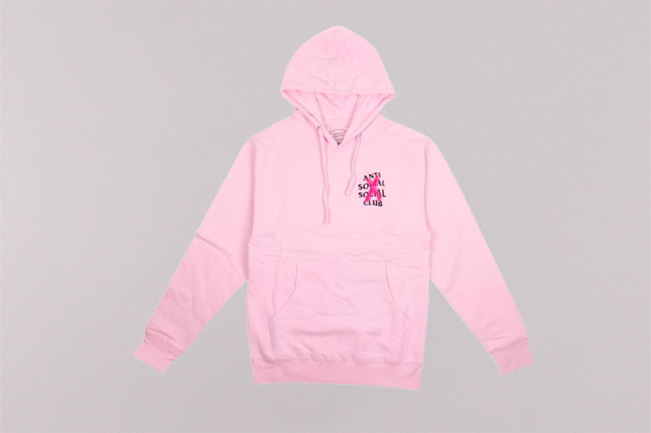 Anti Social Social Club Cancelled Hoodie 'Pink'