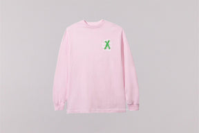 Anti Social Social Club Cancelled  Long-Sleeve Tee 'Pink'