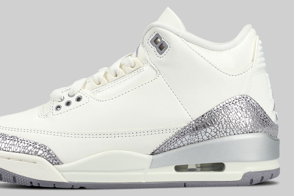 Women's Air Jordan 3 Retro 'Sail and Cement Grey'