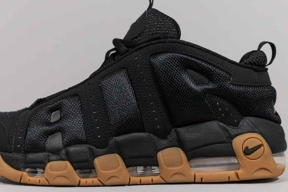 Nike Air More Uptempo Low 'Black Gum'