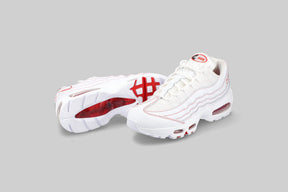 Nike Air Max 95 OG 'White and University Red'