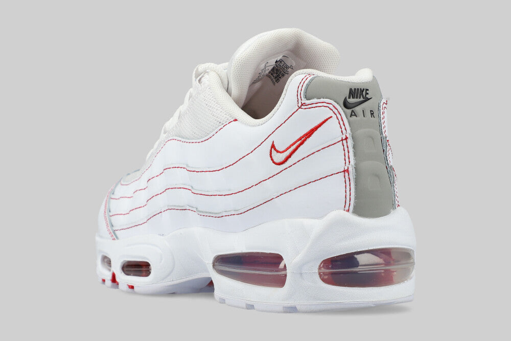 Nike Air Max 95 OG 'White and University Red'