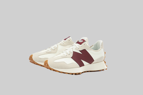 New Balance 327 'White and Burgundy'