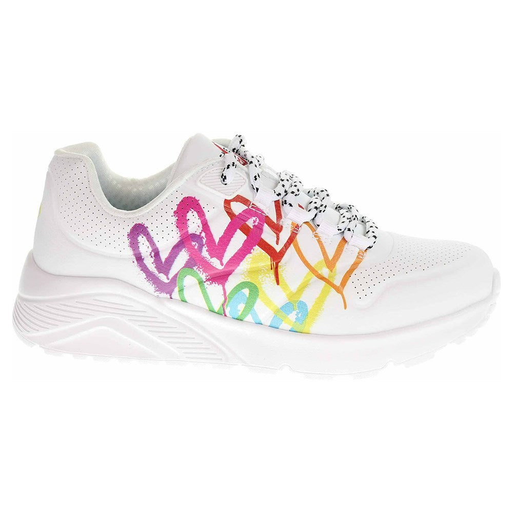 Tenis Niña Skechers Uno Lite - Blanco