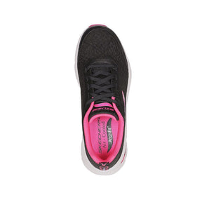 Tenis Mujer Skechers Arch Fit Dlux - Negro-Rosado