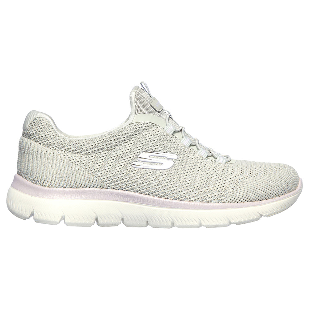 Tenis Mujer Skechers Summits Cool Classic - Gris-Blanco