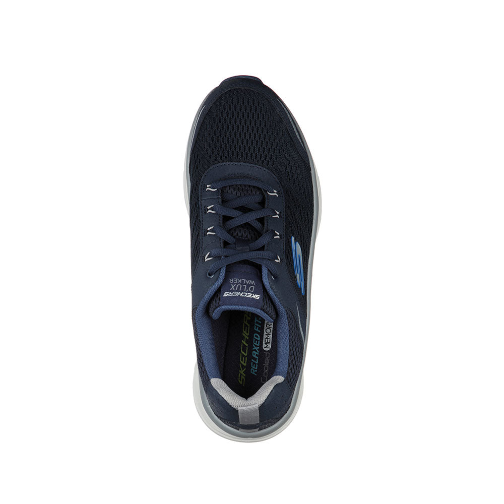 Tenis Hombre Skechers Dlux Walker - Azul